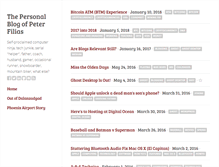 Tablet Screenshot of peterfilias.com